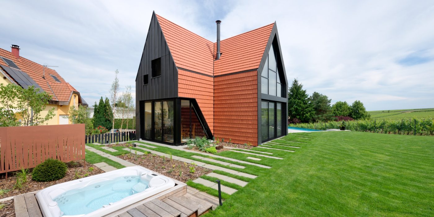 Maison individuelle près de Colmar avec la tuile Koramic Vauban droite